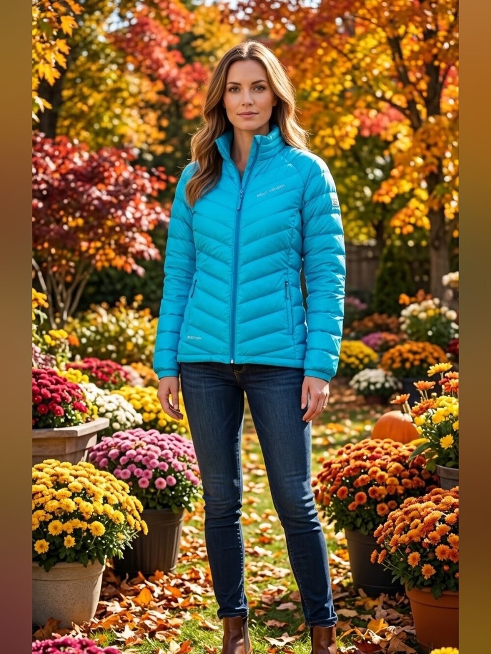HELLY HANSON Vibrant Manteau doudoune en duvet Down 700+ - Bleu turquoise